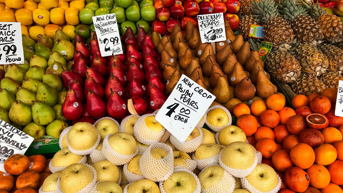 Markt einkaufen
