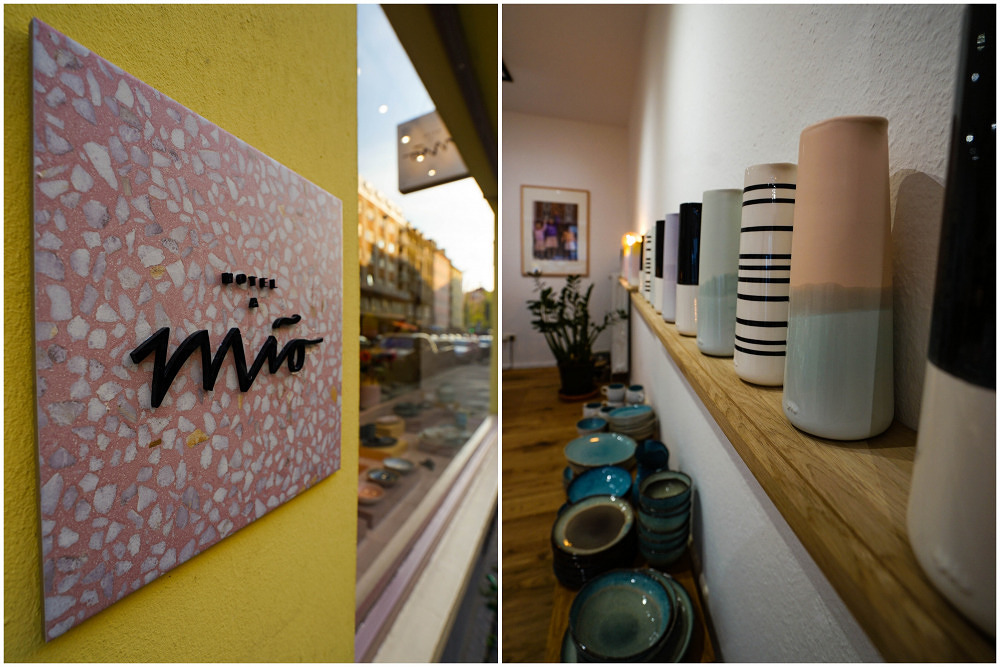 Keramik made in Portugal Motel a Mio hat einen Laden in der  