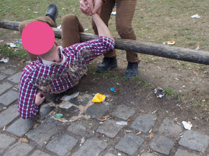 München kotzt und pisst