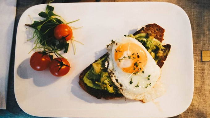 Holzkranich Frühstück