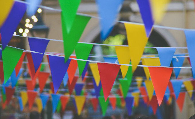 Wimpel Straßenfest