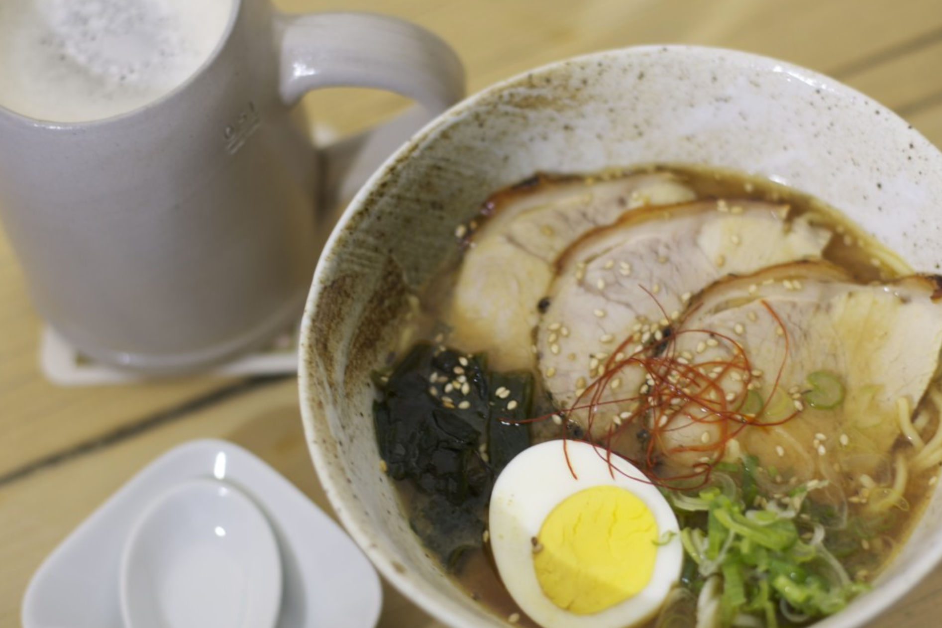 Ramen mit Wachtelei im Nomiya | Mit Vergnügen München