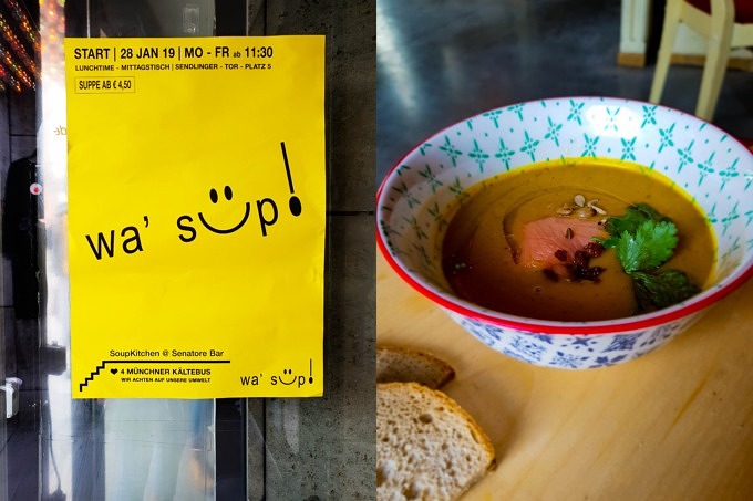 Suppen in der Senatore Bar: Das Pop-up Wa'sup am Sendlinger Tor
