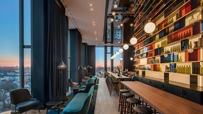 Neue Dachterrasse: Die M'Uniqo Rooftop Bar ist die höchste der Stadt