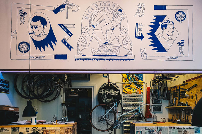 Bici Bavarese: Vintage Rennräder & Spezi im Stüberl