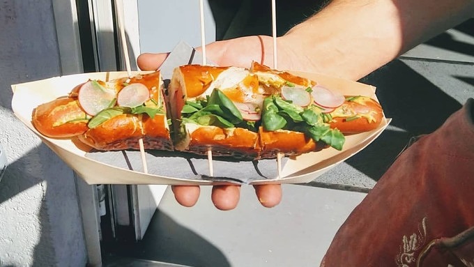 Liebelei Hotdog Mittagessen