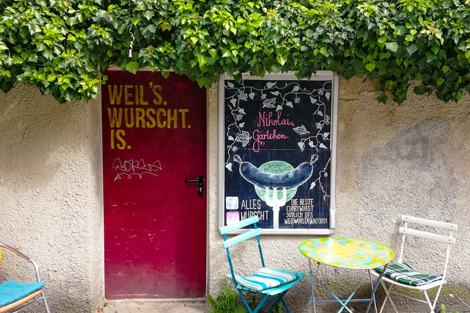 Alles Wurscht Tür Imbiss
