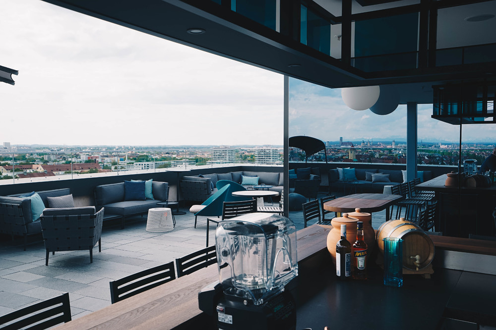 Dachterrasse M'Uniqo Andaz Hotel