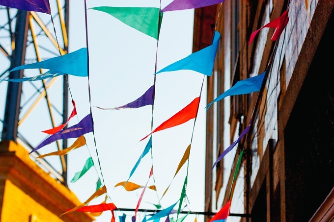 Straßenfest Wimpelkette