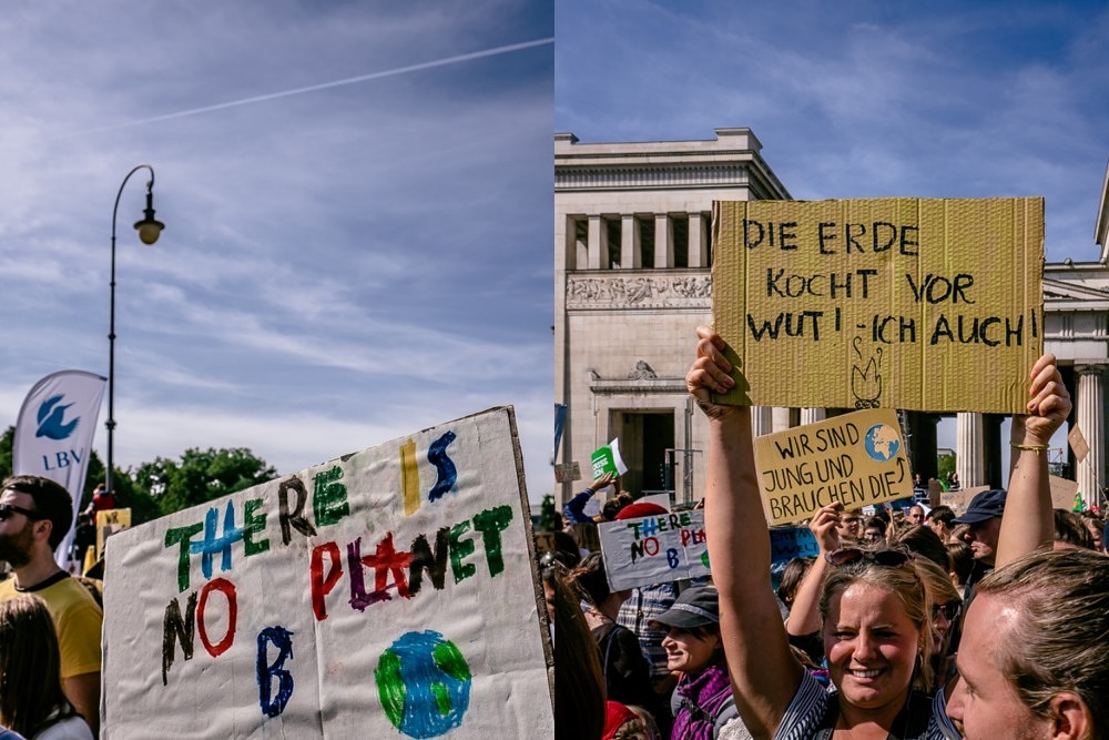 Klimademo Globaler Klimastreik Königsplatz