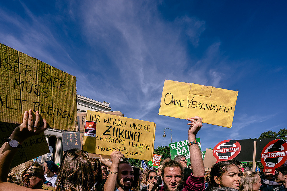 Klimademo Globaler Klimastreik Königsplatz