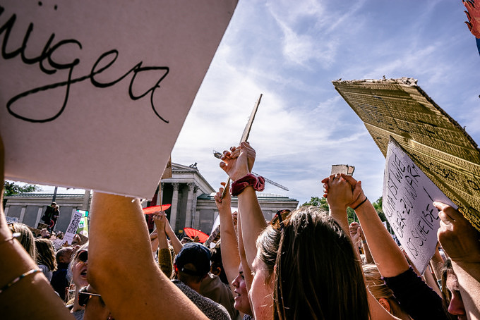 Klimademo Globaler Klimastreik Königsplatz