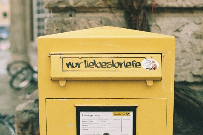 Briefe Liebesbriefe Postkasten Briefkasten