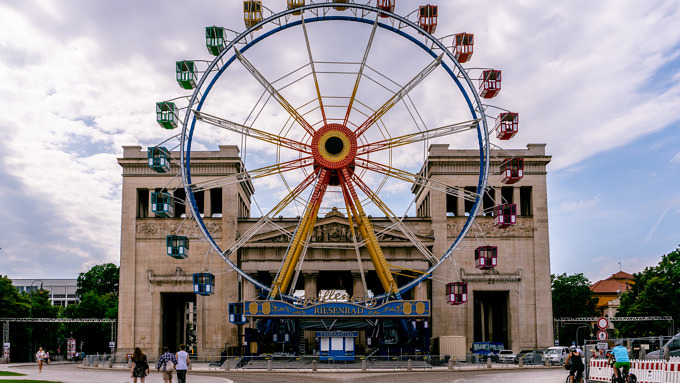 Königsplatz Sommer in der Stadt