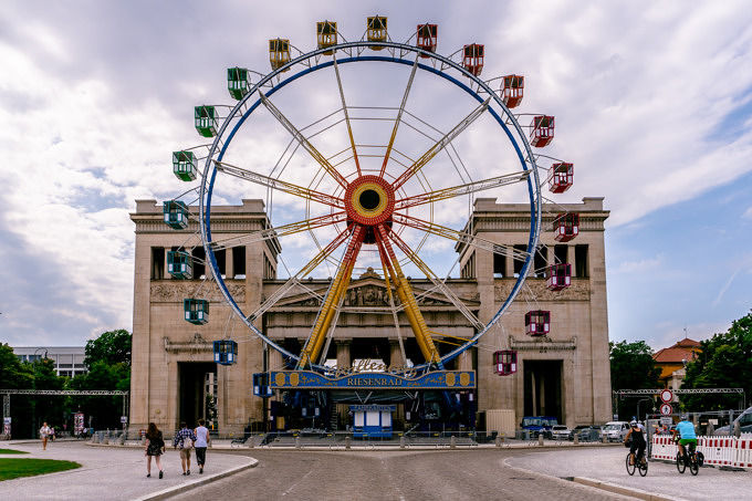 Königsplatz Sommer in der Stadt