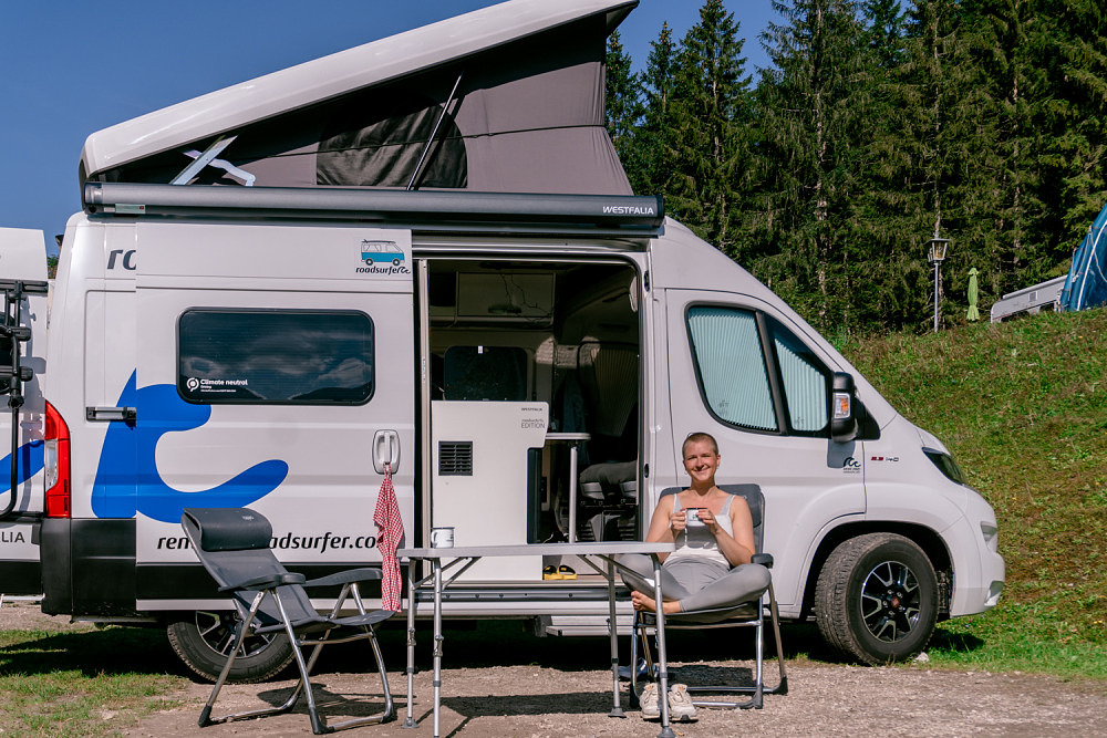 Roadsurfer Ausflugsvergnügen Campervan