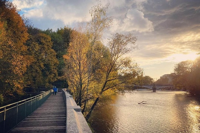 Mauersteg Isar