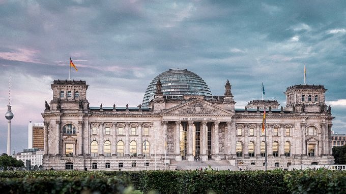 Bundestagsgebäude in Berlin.