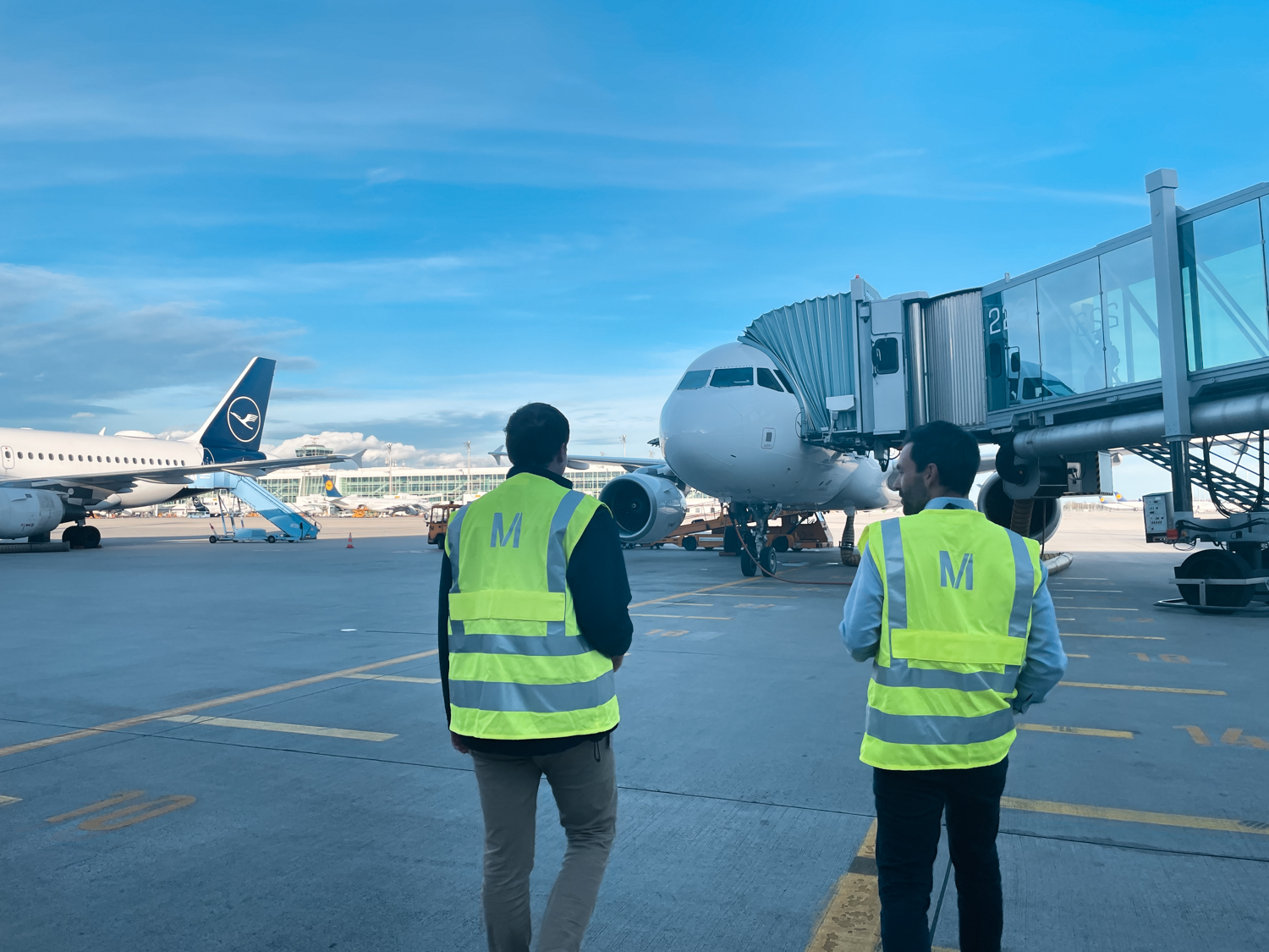 Verbindung leben am Flughafen München nicht nur in den Lüften Mit