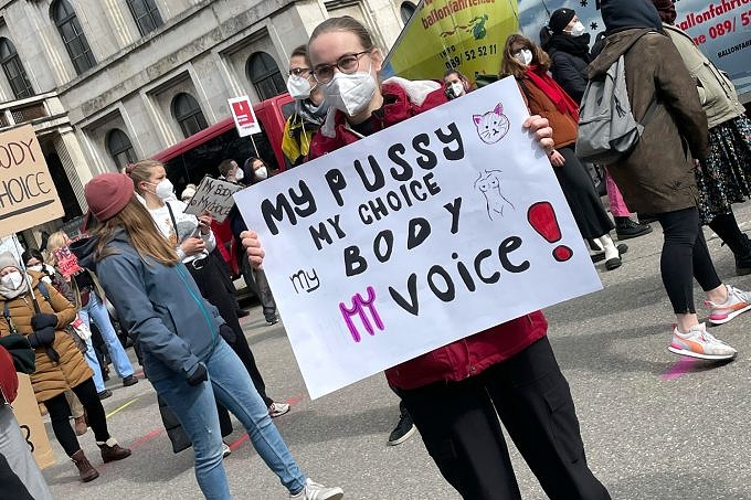 Demo vom Bündnis für sexuelle Selbstbestimmung München